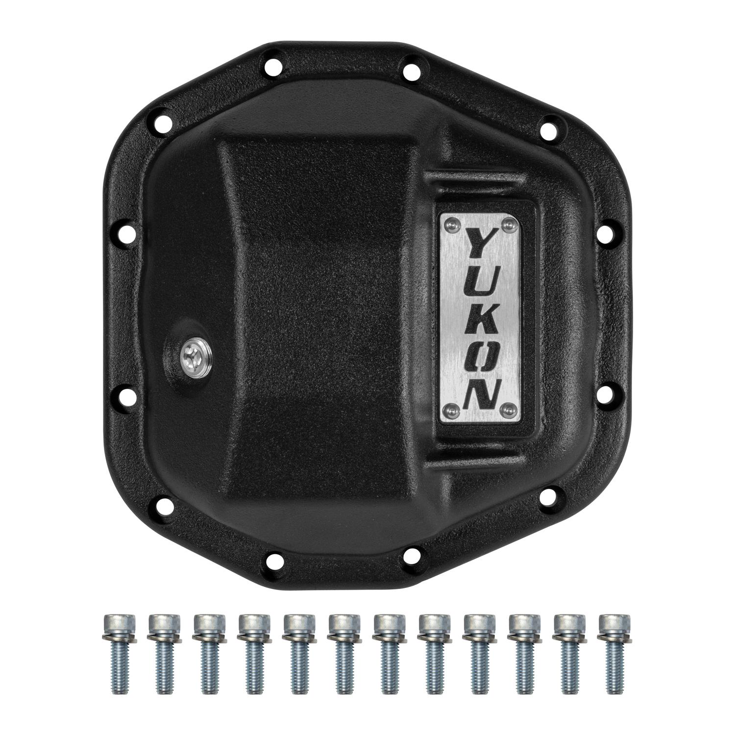 Yukon Gear & Axle Yukon Hardcore Rear Nodular Iron Cover for Jeep Wrangler JL Dana 44 Rear - YHCC-D44JL-REAR