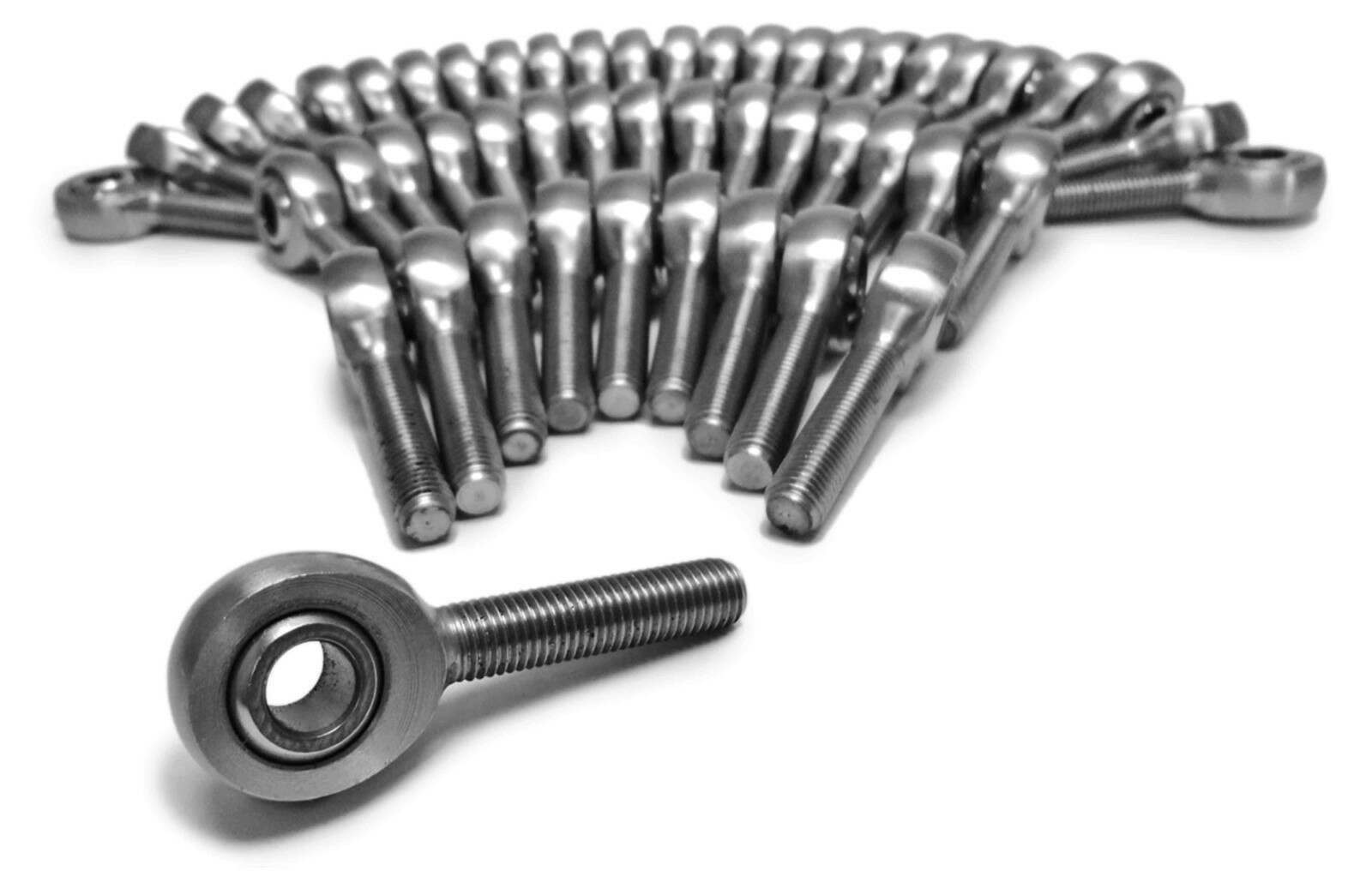 Steinjager Metric Male Rod Ends Steel Housing, PTFE Race M5 x 0.80 LH 50 Pack - J0015087