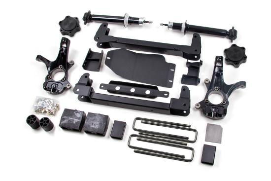 Zone Offroad 07-13 Sivlerado/Sierra 1500 4WD 6.5 Inch Suspension Lift Kit No Shocks - ZONC1