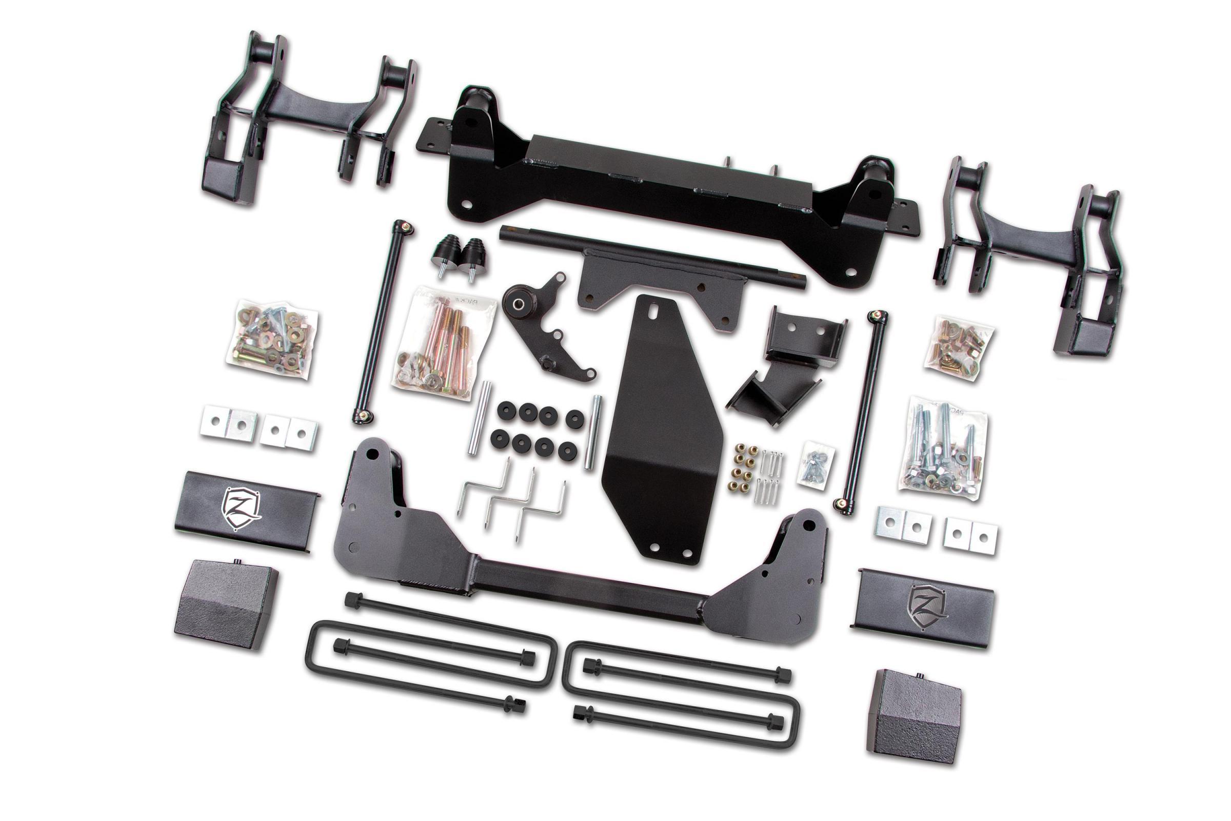 Zone Offroad 88-98 K1500/K2500 92-97 Yukon 95-98 Tahoe 6 LUG 4WD 6 Inch Lift Kit With Nitro Shocks - ZONC14N