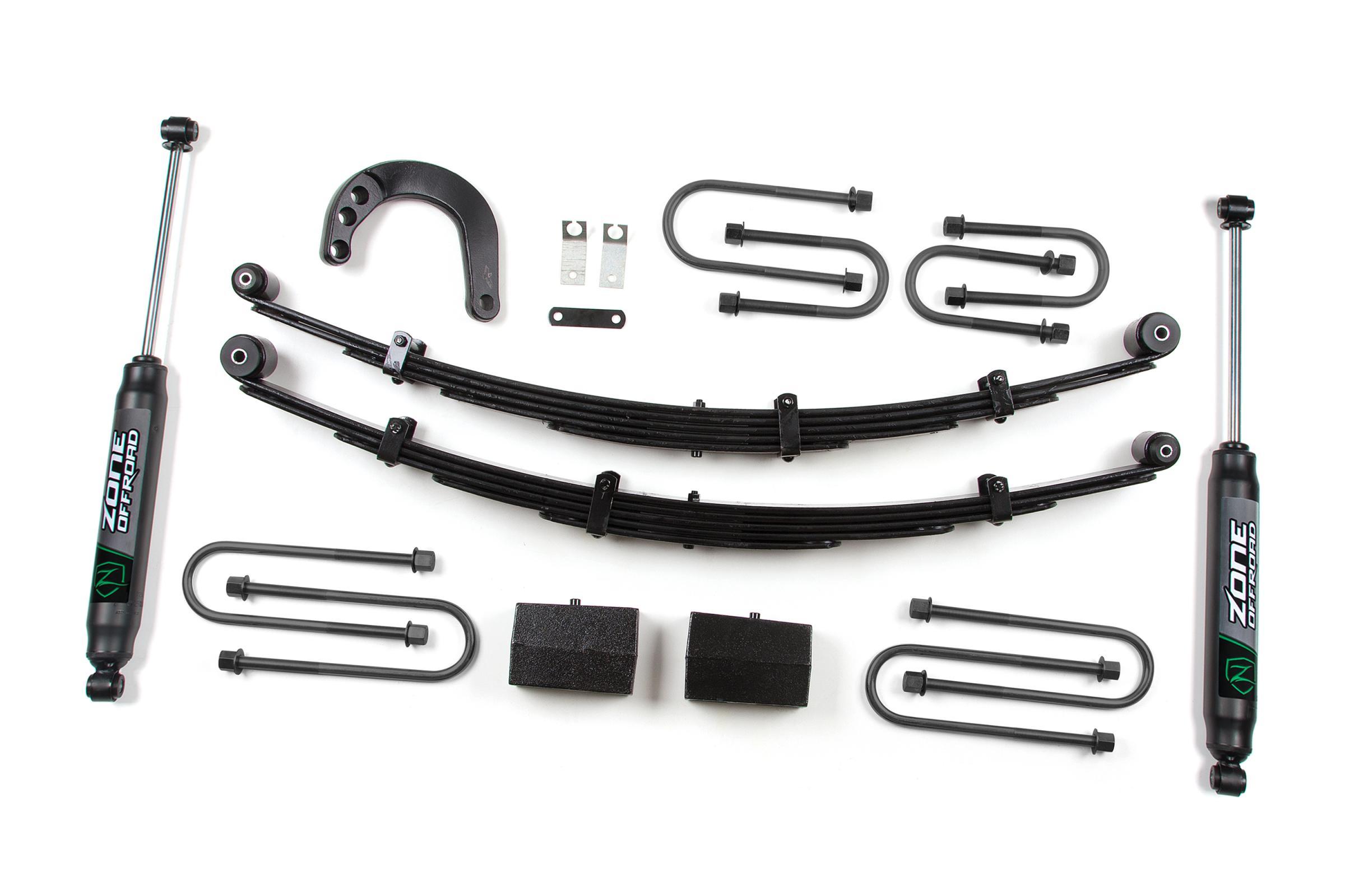 Zone Offroad 77-87 Chevy 3/4 Ton 4 Inch Lift Kit Nitro Shocks - ZONC16N