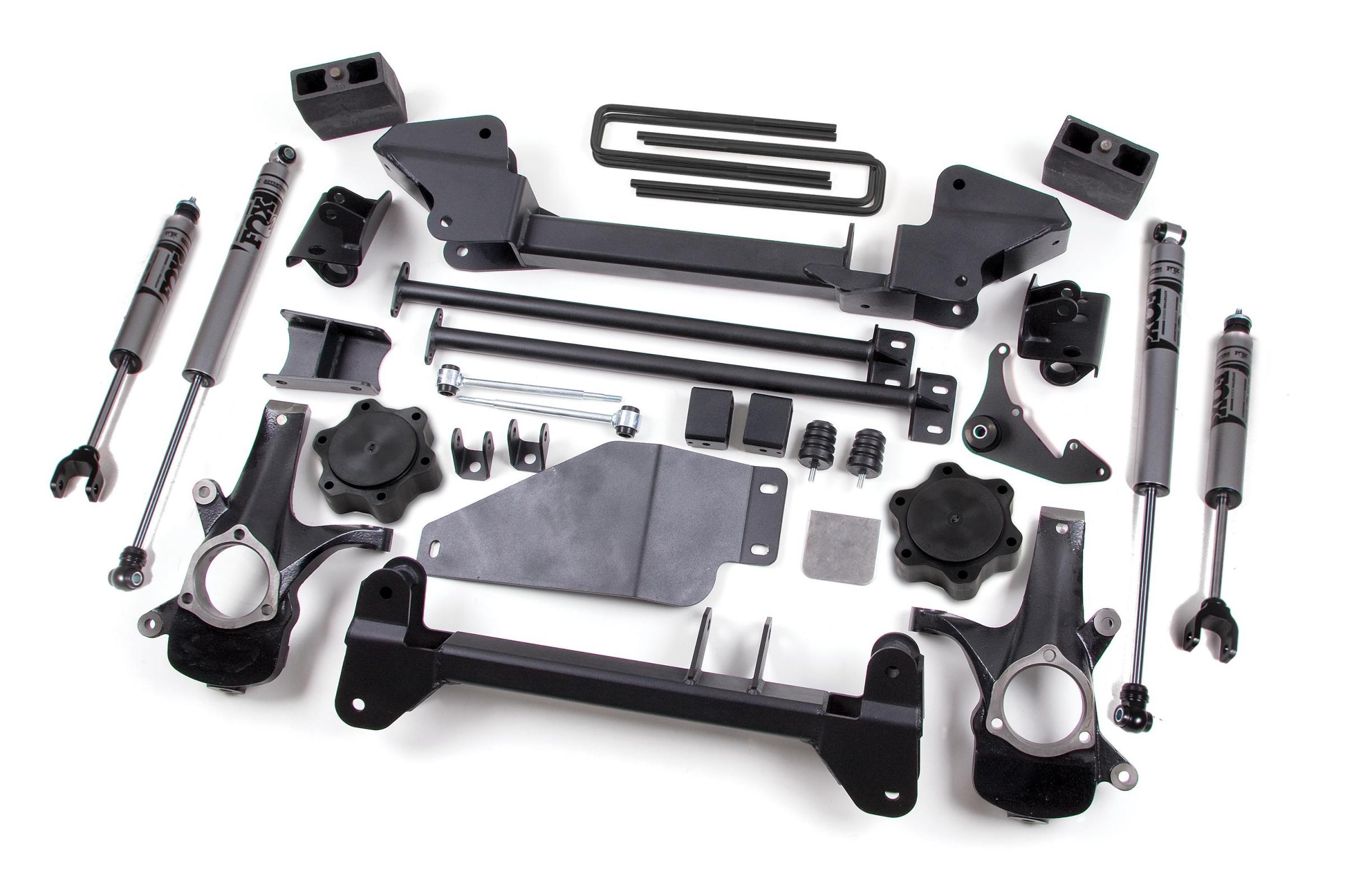 Zone Offroad 99 K1500 00-06 Silverado/Sierra 1500 6 Inch Lift Kit Fox Adventure Shocks - ZONC3F
