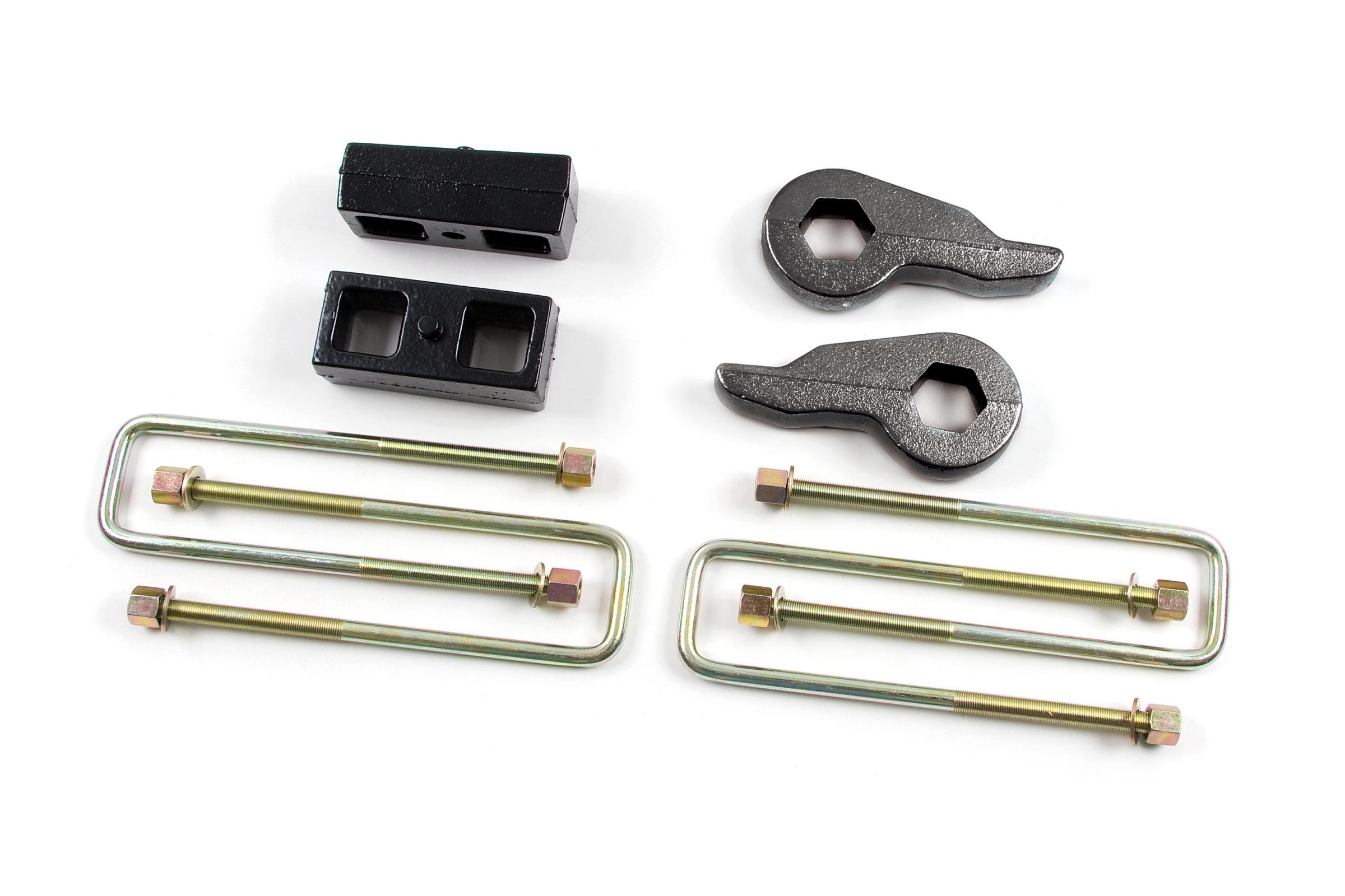 Zone Offroad 88-98 K1500 92-98 Yukon 95-98 Tahoe 2 Inch Lift Kit Torsion Bar Key Lift Kit With Nitro Shocks - ZONC53N