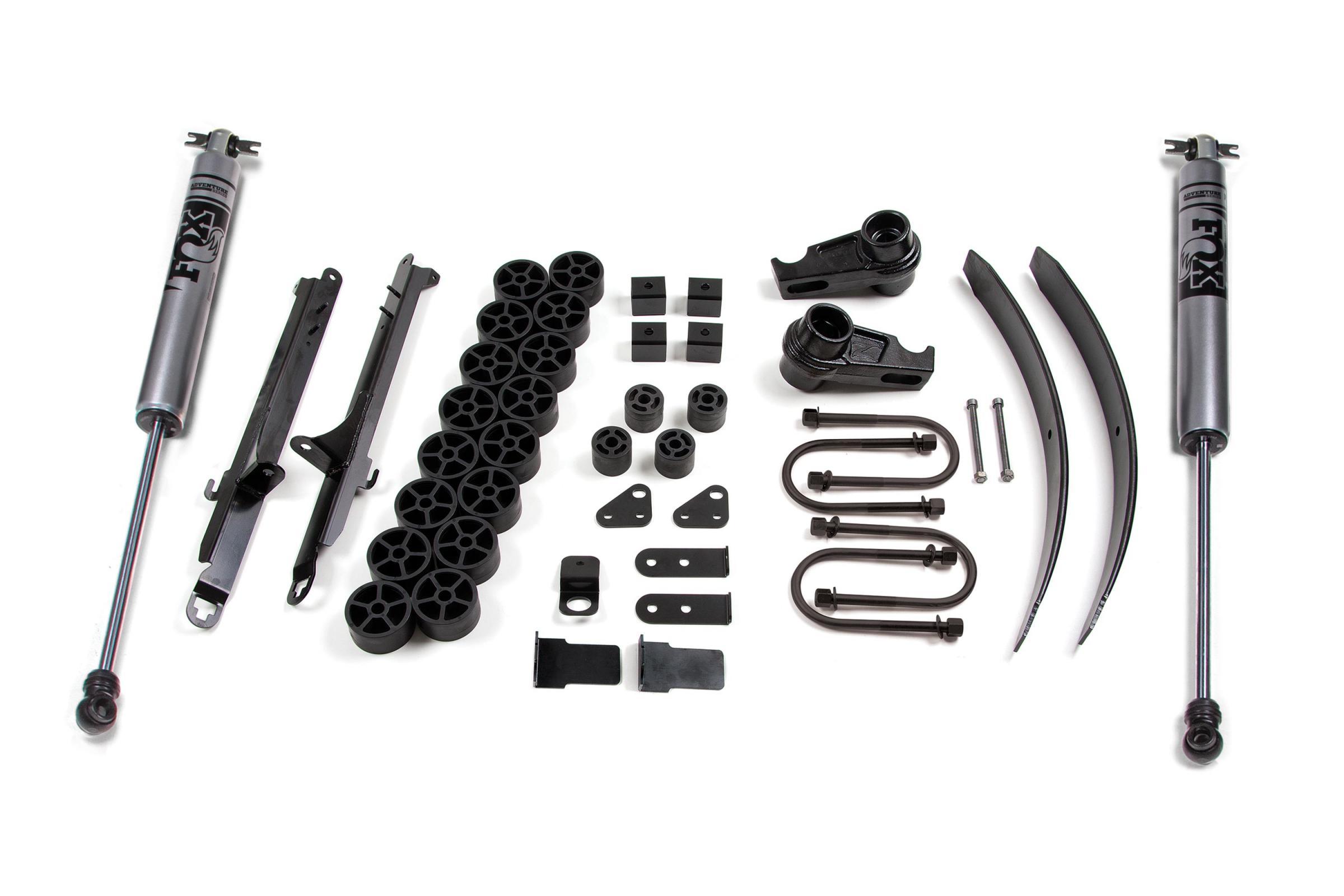 Zone Offroad 08-12 Colorado/Canyon 3.5 Inch Combo Kit Fox Adventure Shocks - ZONC55F