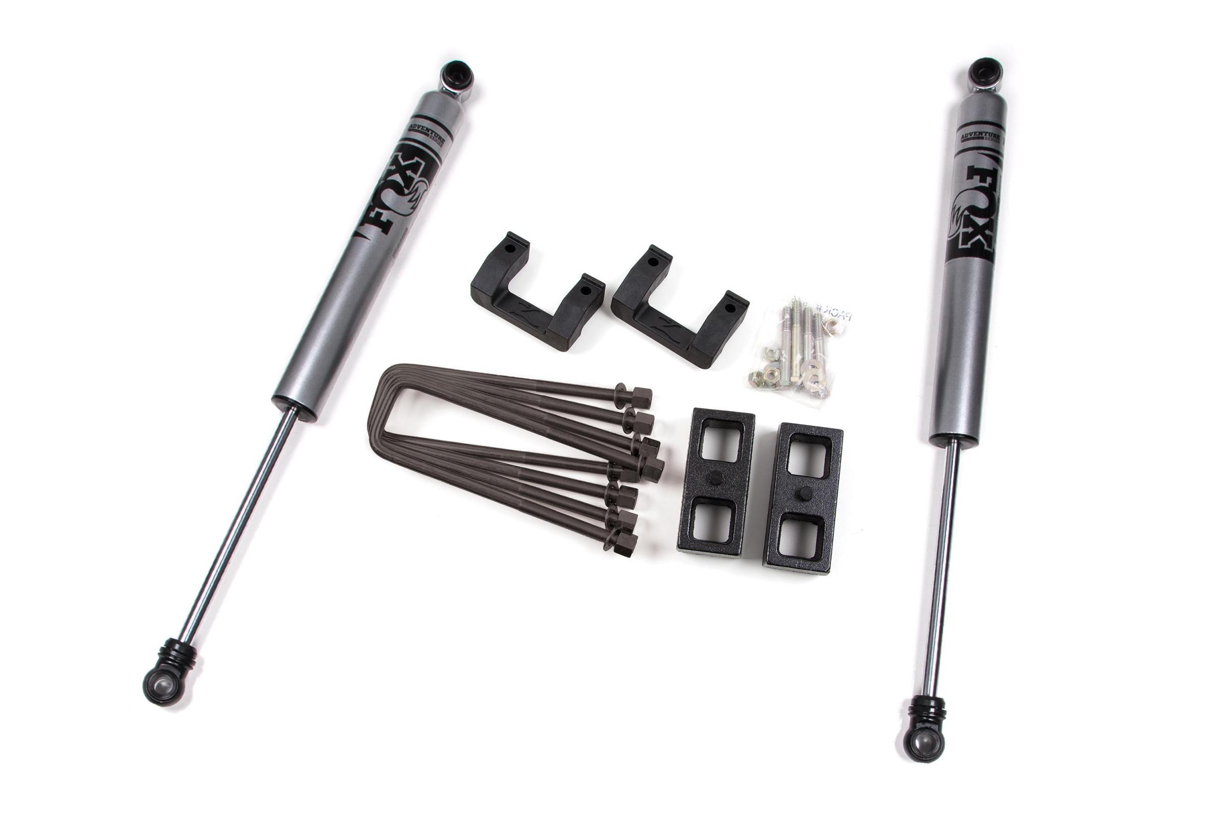 Zone Offroad 07-13 Silverado/Sierra 1500 2 Inch Torsion Bar Key Kit Fox Adventure Shocks - ZONC63F