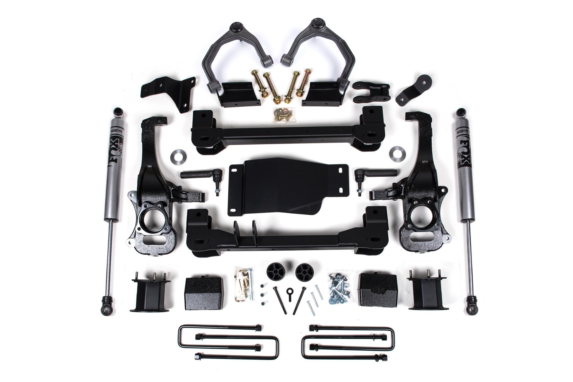 Zone Offroad 19-24 Chevy/GM Trail Boss / AT4 1500 4WD 4 Inch Lift Kit With FOX Shocks - ZONC69F