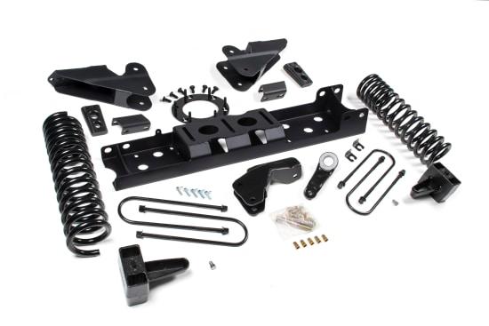 Zone Offroad 19-24 RAM 3500 6.5 Inch Radius Arm Bracket 5 Inch Rear Block With Overload Diesel 8-Bolt T-Case No Shocks - ZOND112