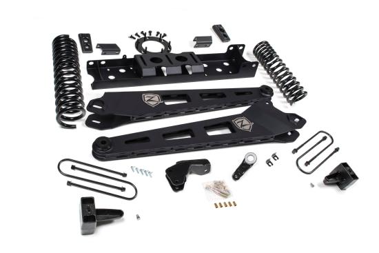 Zone Offroad 19-24 RAM 3500 5.5 Inch Radius Arm 5 Inch Rear Block Without Overload Gas 6-Bolt T-Case No Shocks - ZOND121