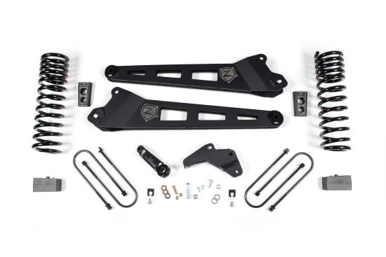 Zone Offroad 13-18 RAM 3500 4 Inch Replacement Radius Arm Lift Kit Gas 2 Inch Rear Block No Shocks - ZOND139