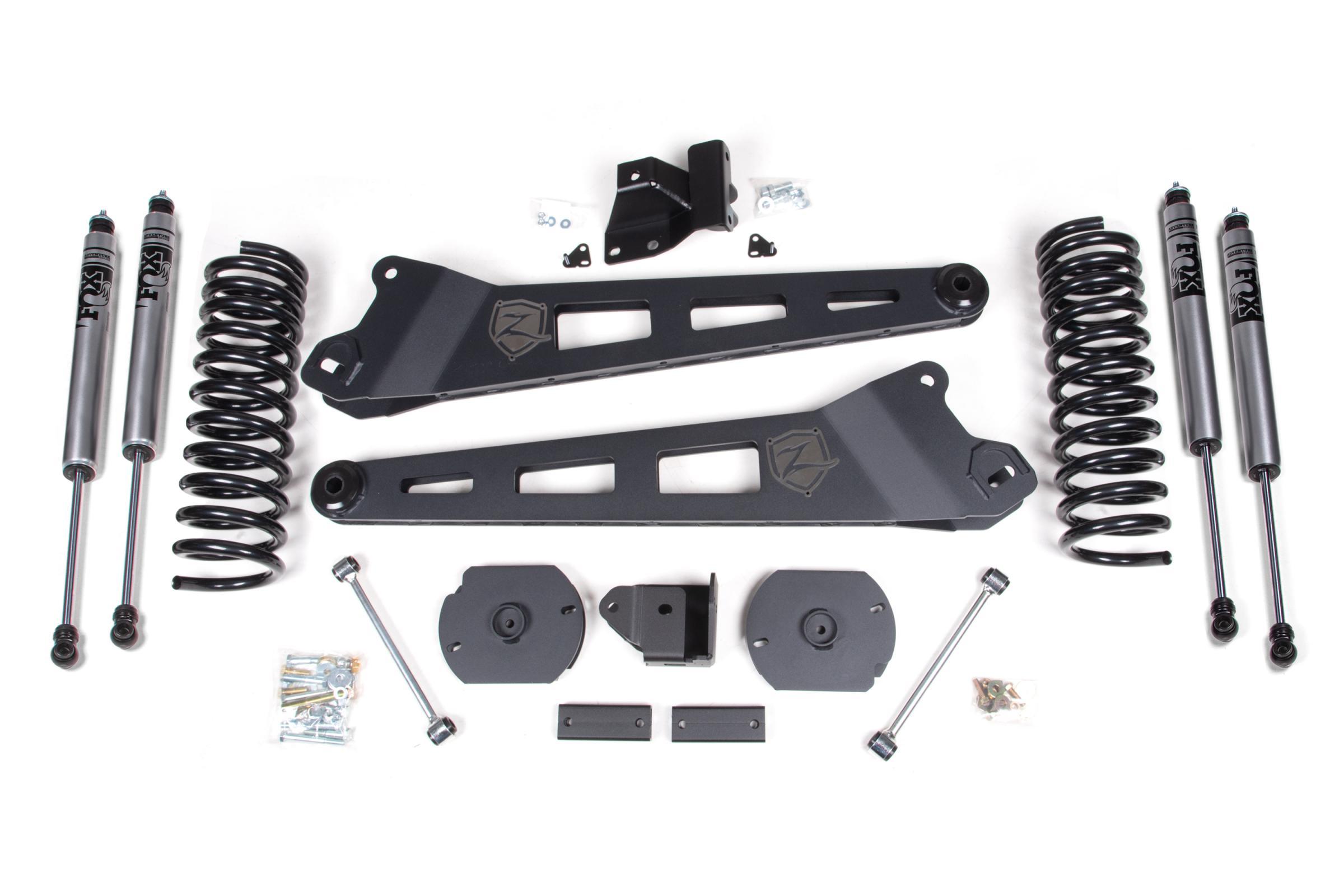 Zone Offroad 19-24 RAM 2500 3 Inch Radius Arm Lift Kit Fox Adventure Shocks - ZOND144F