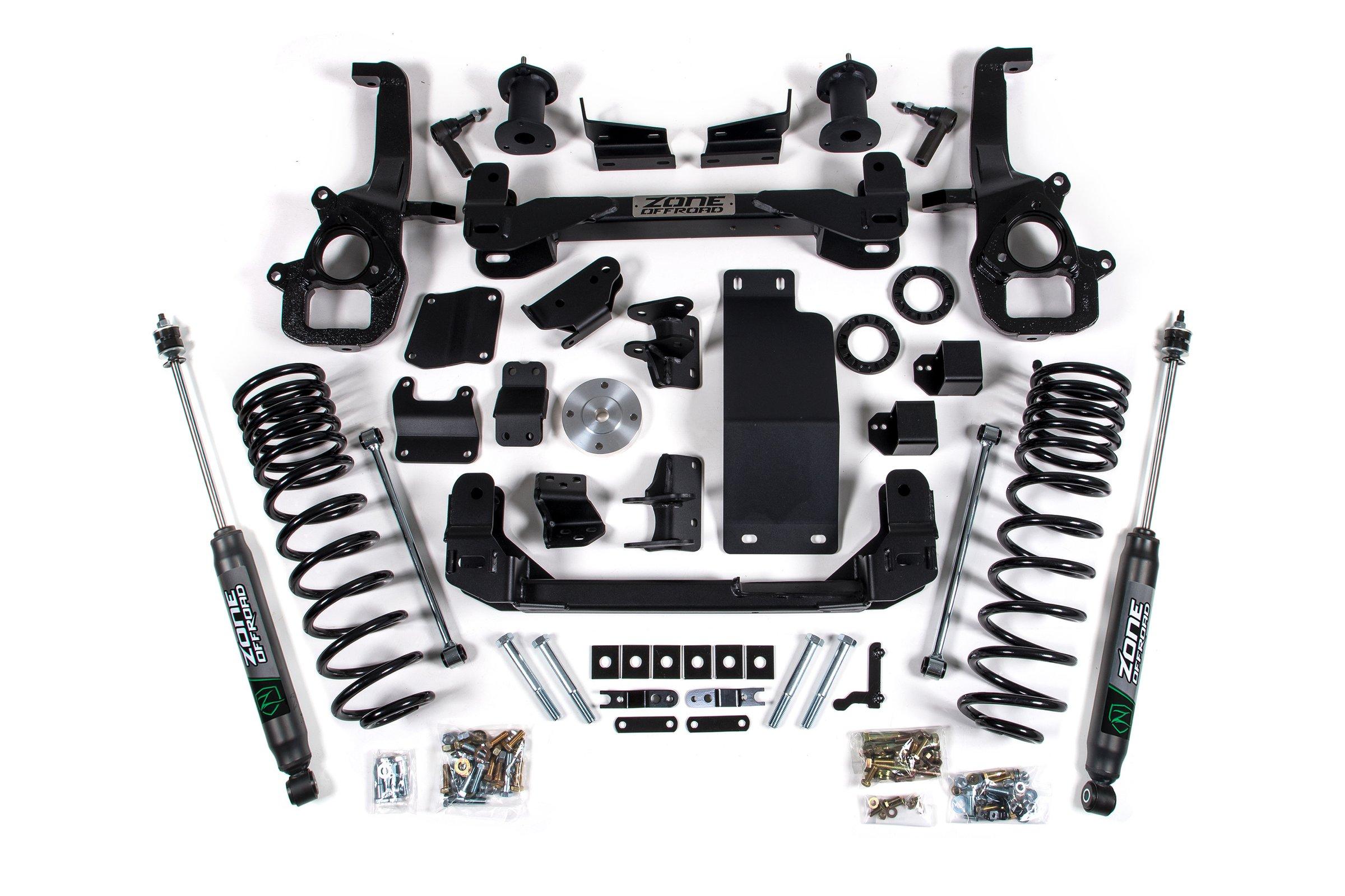 Zone Offroad Zone 4" Lift Kit - Standard Bore - Nitro Shocks - ZOND151N