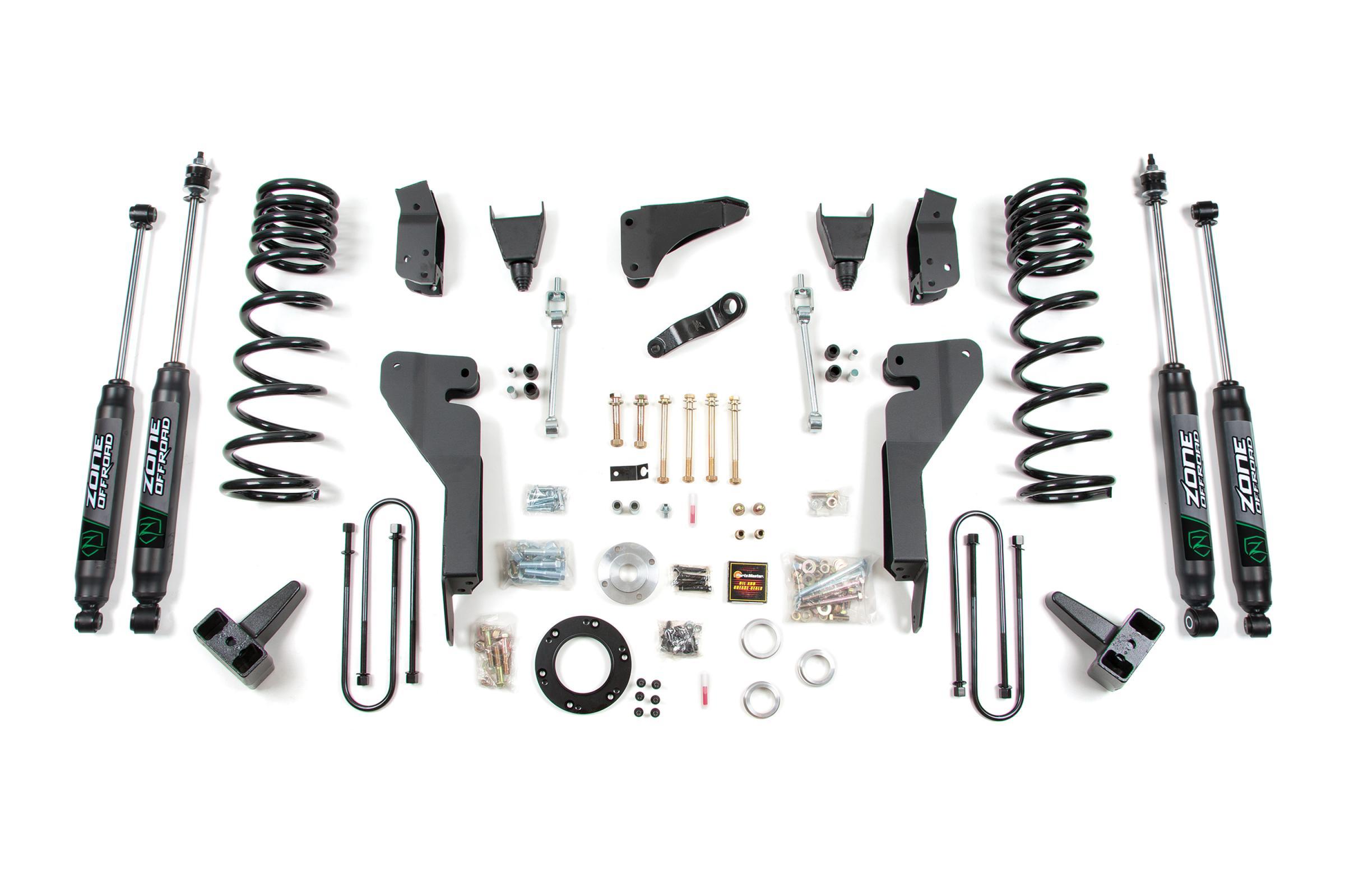 Zone Offroad 09-13 Dodge RAM 2500 8 Inch Lift Diesel With Nitro Shocks - ZOND36N