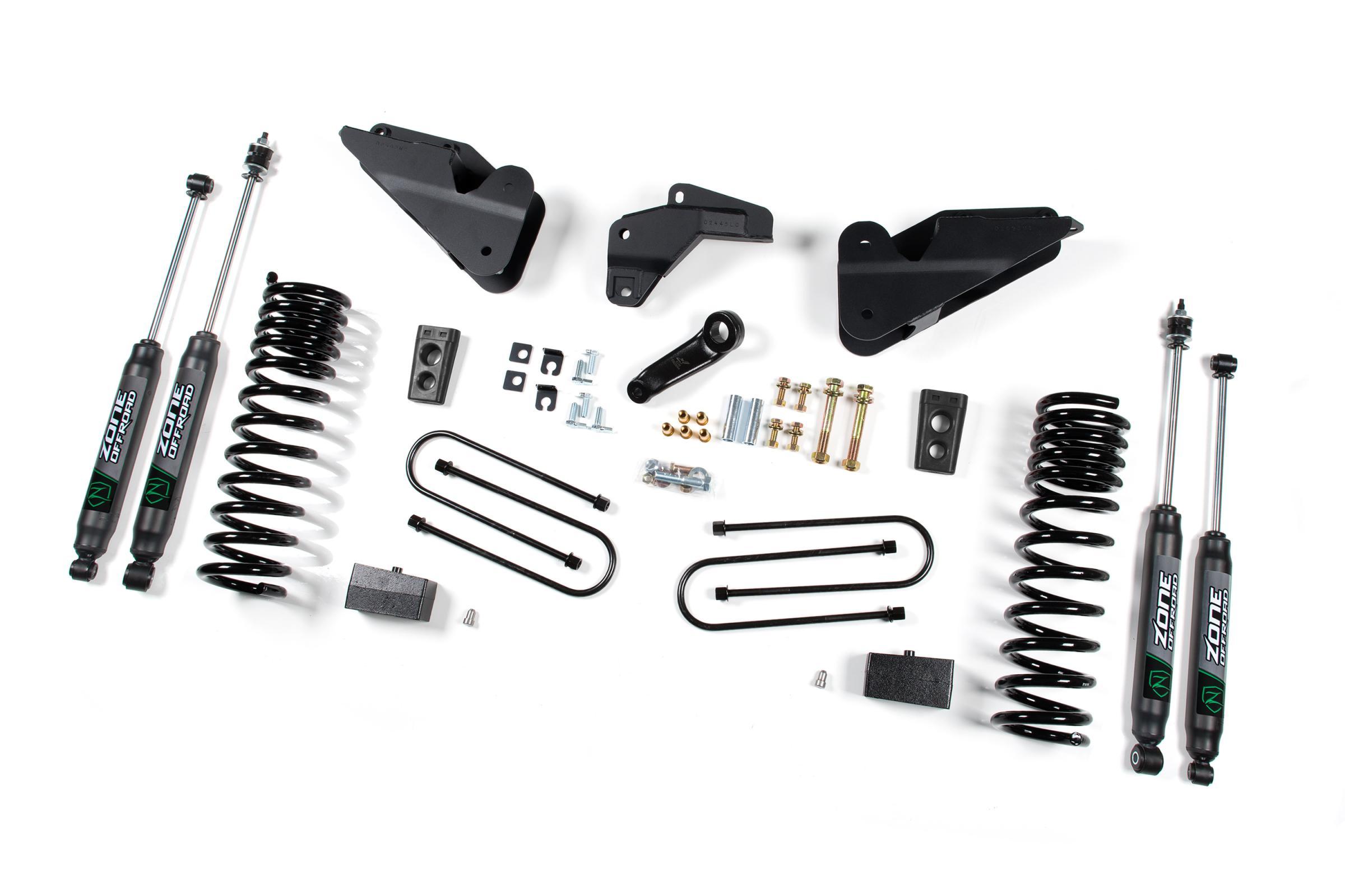Zone Offroad 13-18 RAM 3500 4.5 Inch Lift Kit With Nitro Shocks - ZOND50N