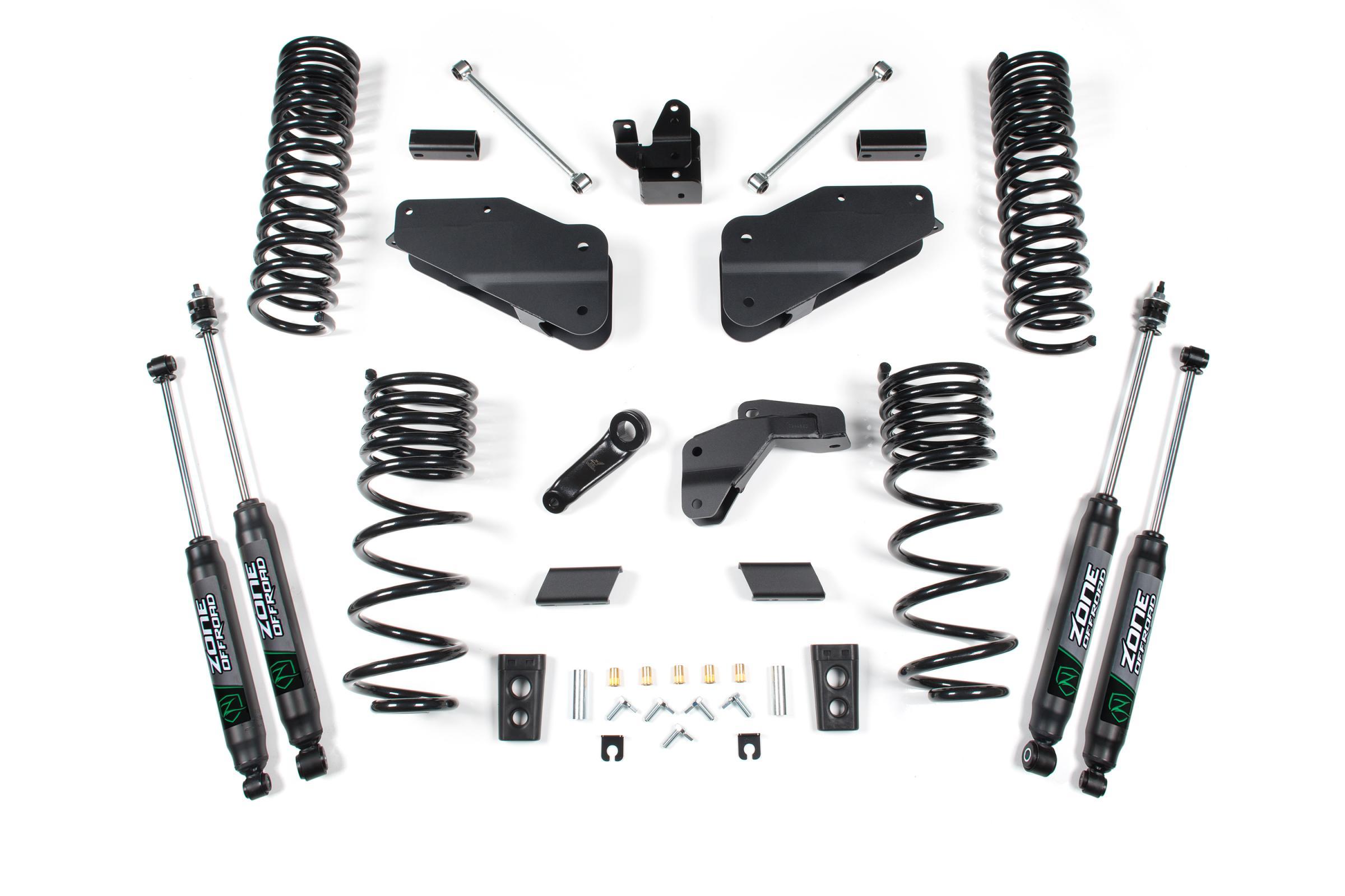 Zone Offroad 14-18 RAM 2500 6.5 Inch Lift Kit Diesel With Nitro Shocks - ZOND53N