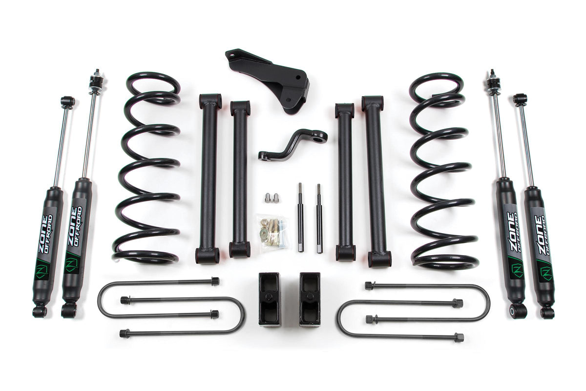 Zone Offroad 03-07 Dodge RAM 2500/3500 5.0 Inch Coil Spring LIft Kit With Nitro Shocks - ZOND5N