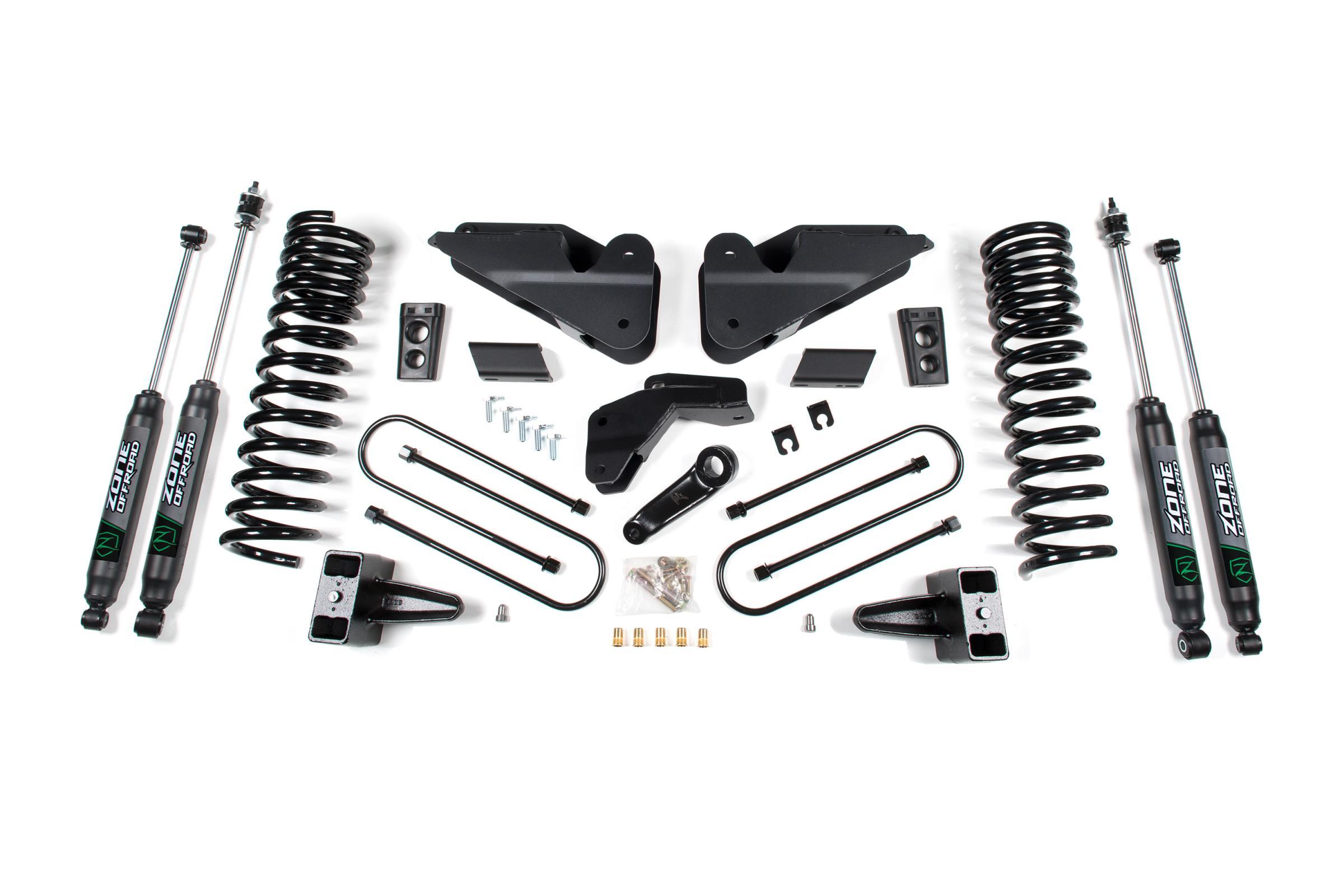 Zone Offroad 13-18 RAM 3500 5.5 Inch Lift Kit Gas With Nitro Shocks - ZOND66N