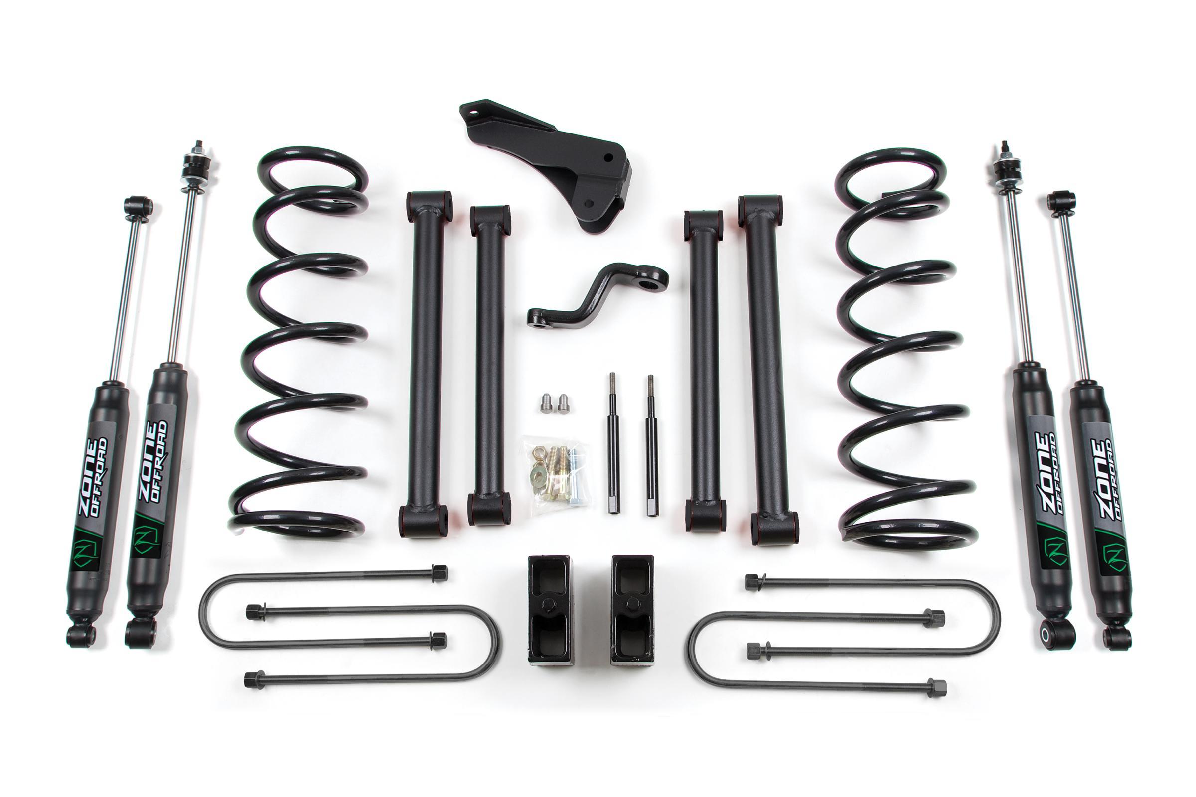 Zone Offroad 09 Dodge RAM 2500/3500 5.0 Inch Lift Kit With Nitro Shocks - ZOND7N
