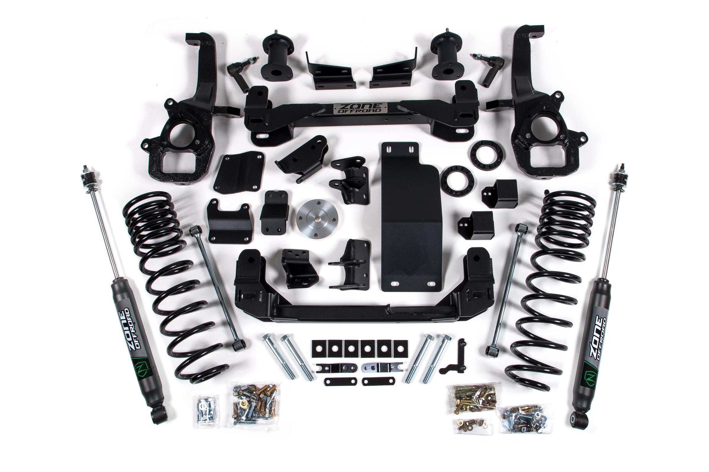 Zone Offroad 20-23 RAM 1500 4WD 4 Inch Front 3 Inch Rear Lift Kit Nwith Nitro Shocks - ZOND99N