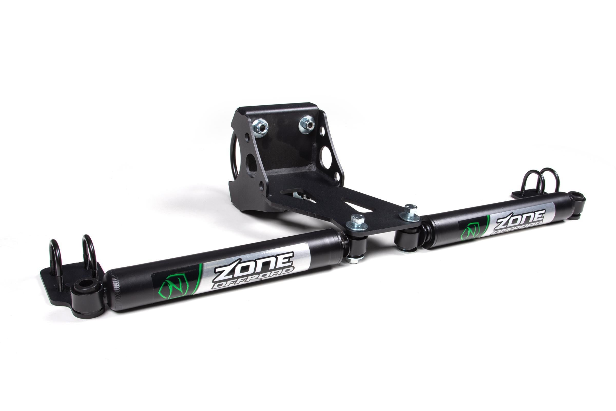 Zone Offroad 05-24 Ford F-250/F-350 Super Duty Super Duty Zone Dual Stabilizer With Nitro Shocks - ZONF102N