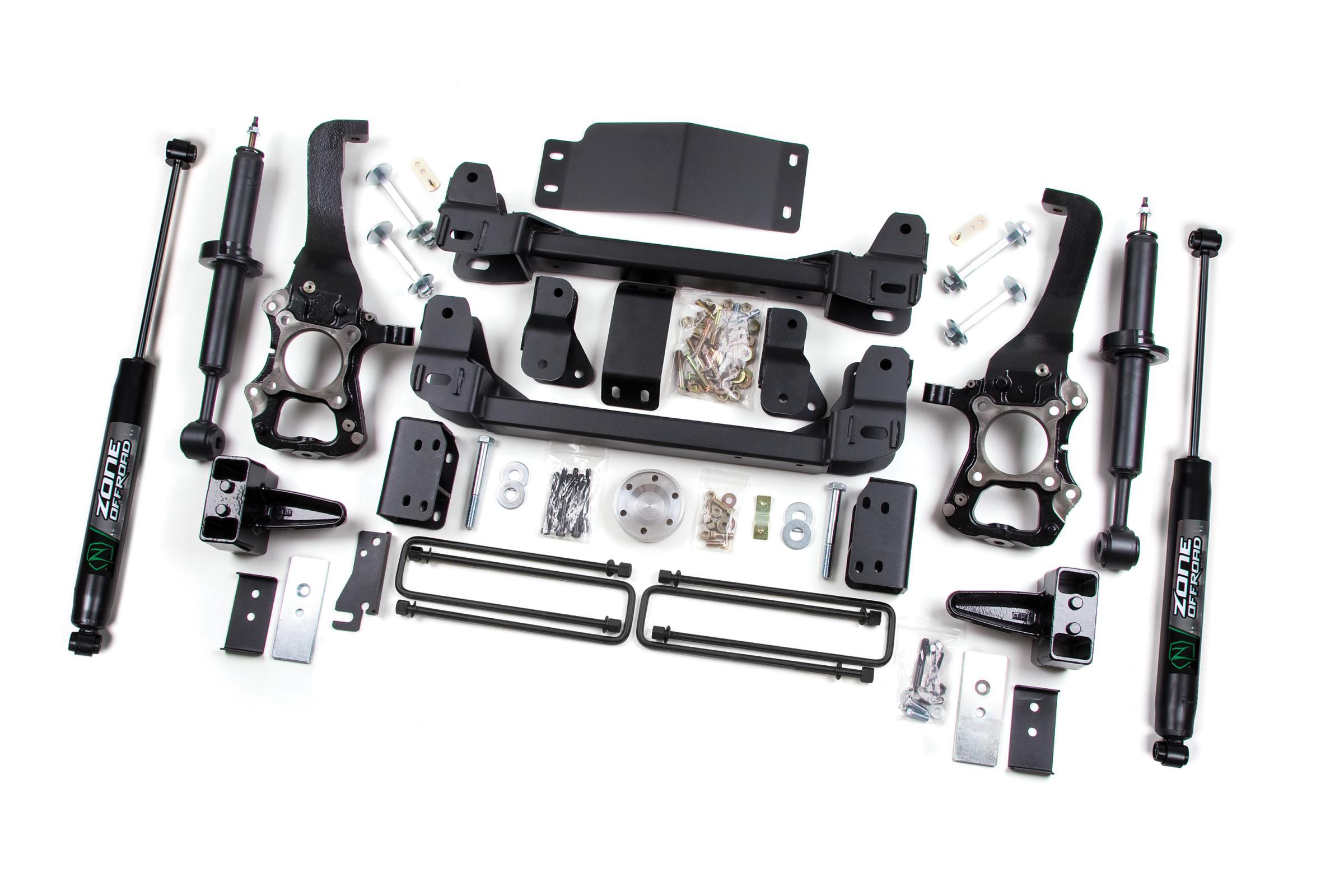Zone Offroad 09-12 Ford F-150 6 Inch Lift Kit With Nitro Shocks - ZONF10N