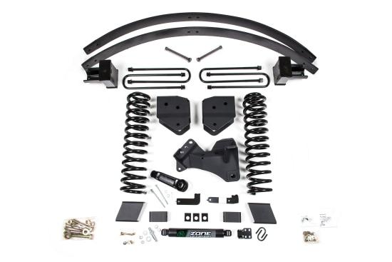 Zone Offroad 17-19 Ford F-250/F-350 Super Duty 6 Inch Lift Kit 3 Inch Rear Block Diesel 3 Leaf Main No Shocks - ZONF111