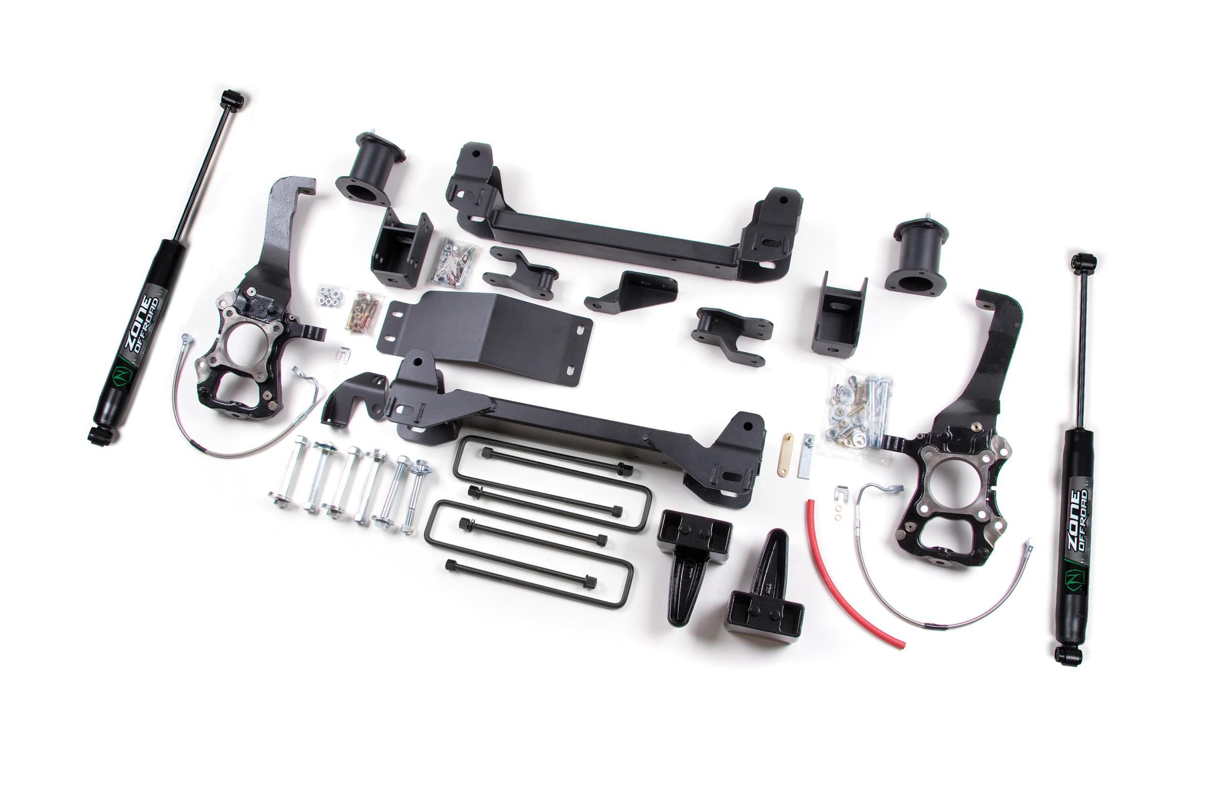 Zone Offroad 04-08 Ford F-150 6 Inch Lift Kit With Nitro Shocks - ZONF7N