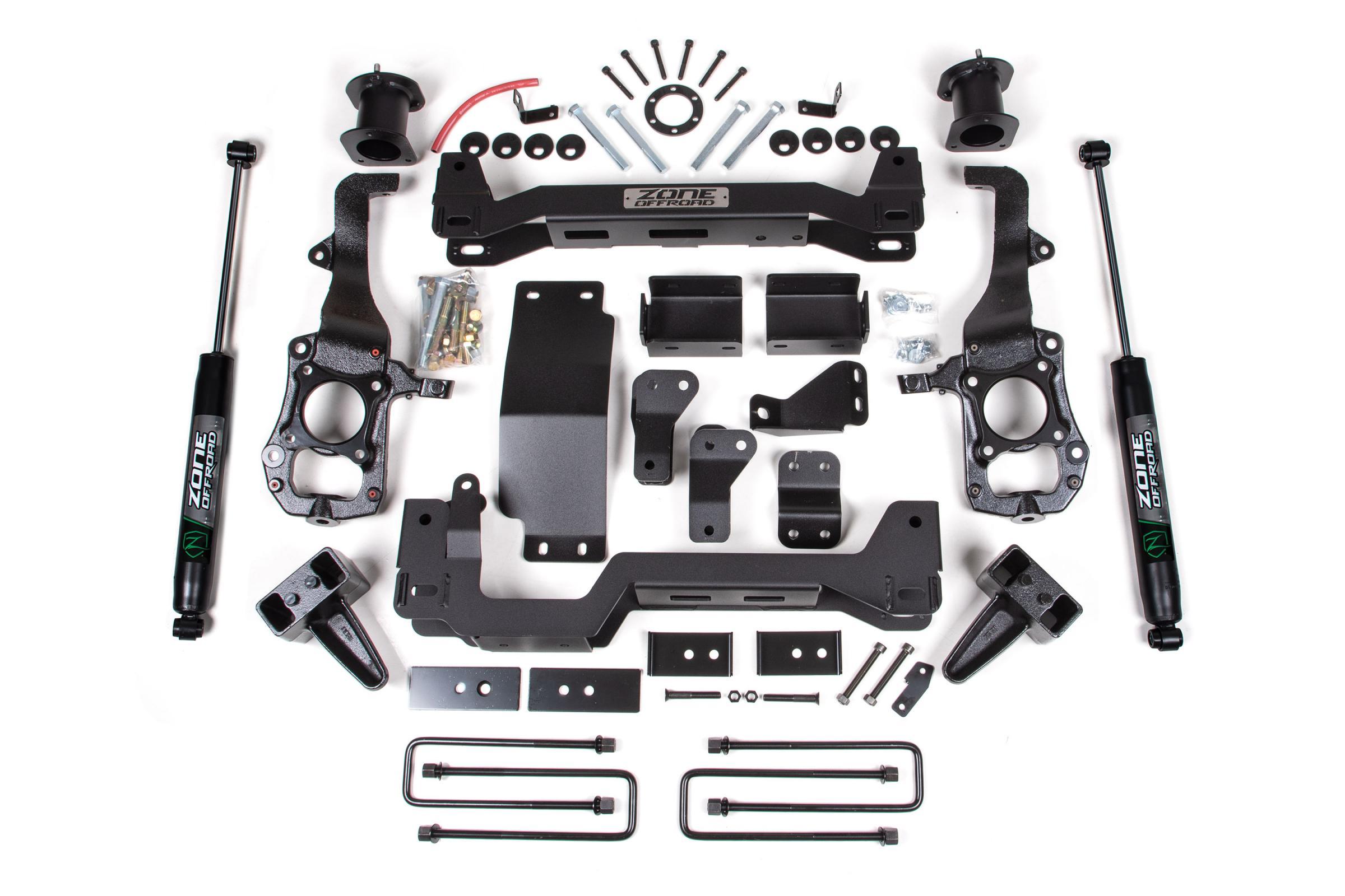 Zone Offroad 21-24 Ford F-150 6 Inch Zone Lift Kit Nitro Shocks - ZONF90N