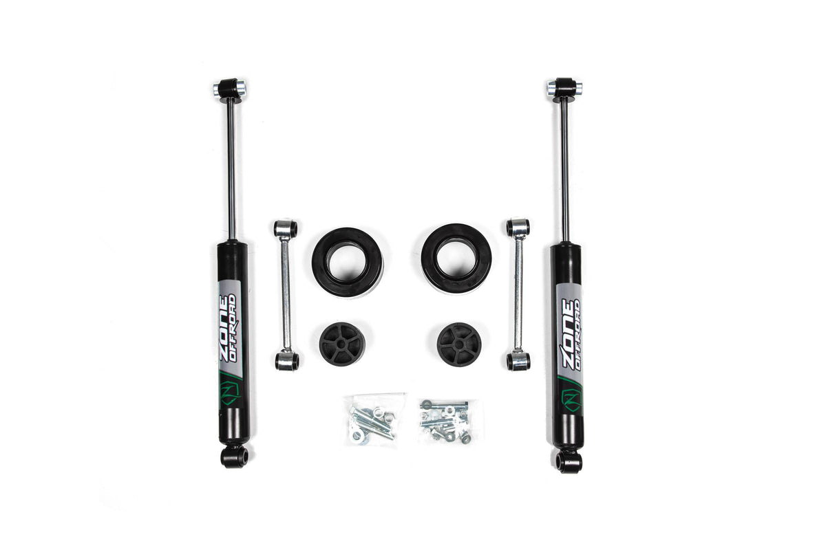 Zone Offroad 2020-2022 Jeep Gladiator JT 2 Inch Coil Spring Spacer Leveling Kit With Nitro Shocks - ZONJ32N