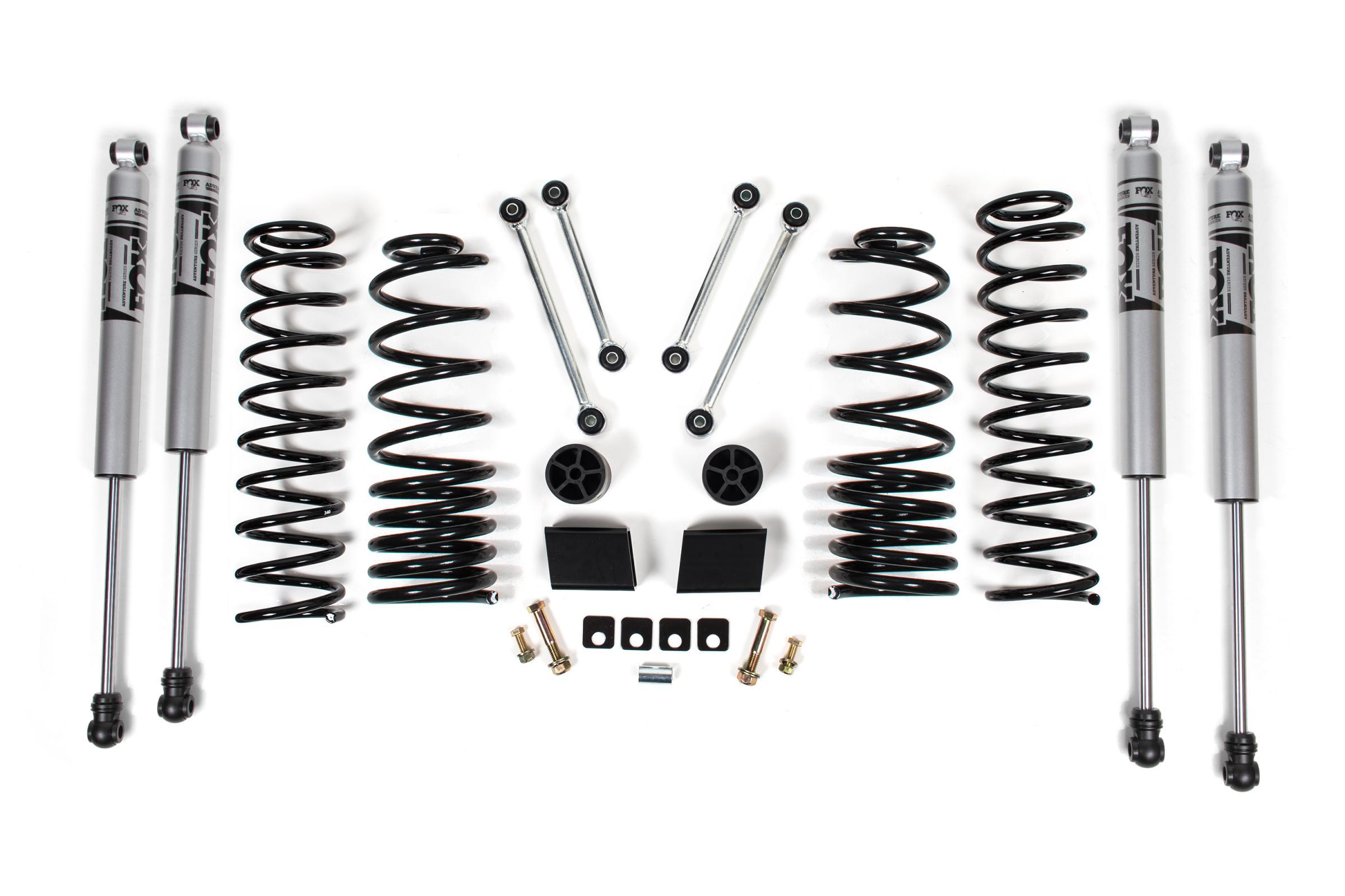 Zone Offroad 20-23 Jeep Gladiator JT 3 Inch Lift Kit Adv Series Shocks - ZONJ34F