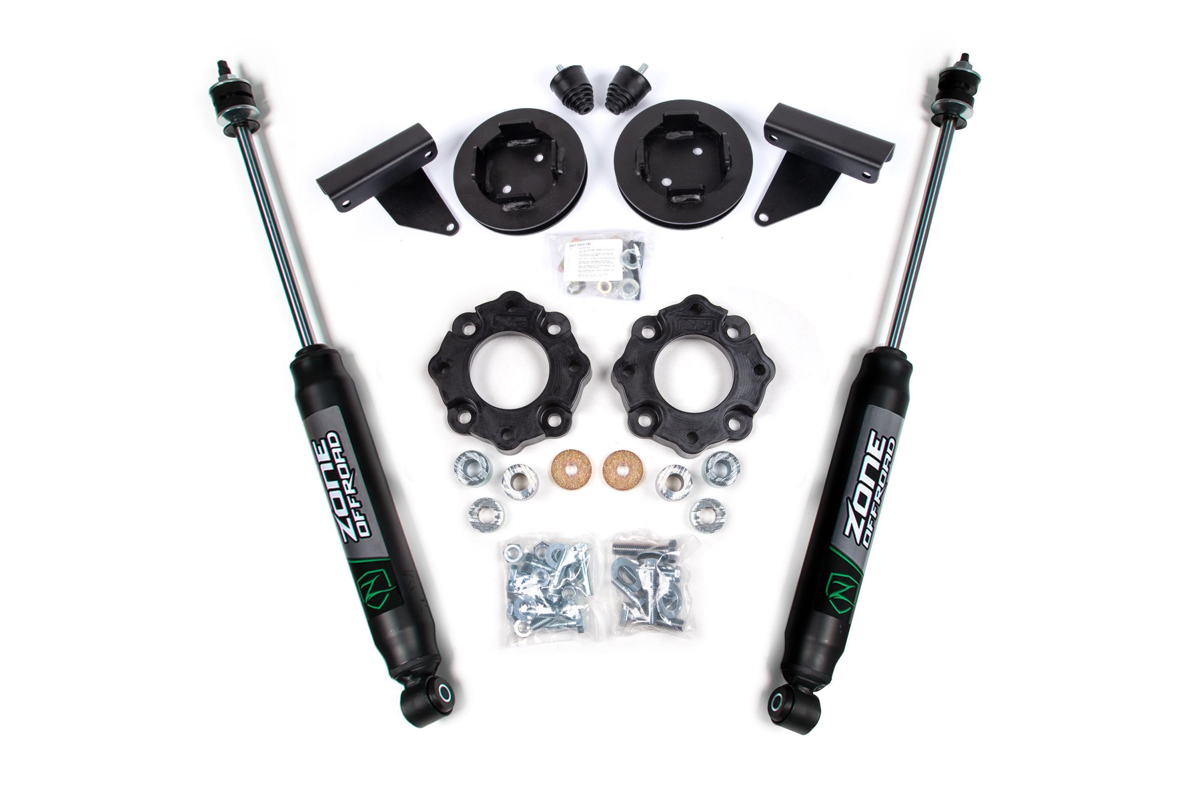 Zone Offroad 2022 Toyota Tundra 4WD 2 Inch Lift Kit 1 Inch Rear Spacer No Shocks - ZONT10