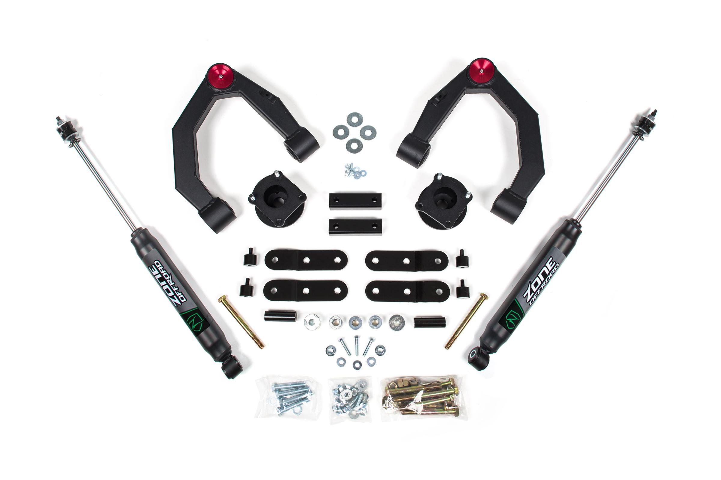Zone Offroad 07-21 Toyota Tundra 3.5 Inch Adventure Series Lift With Nitro Shocks - ZONT6N