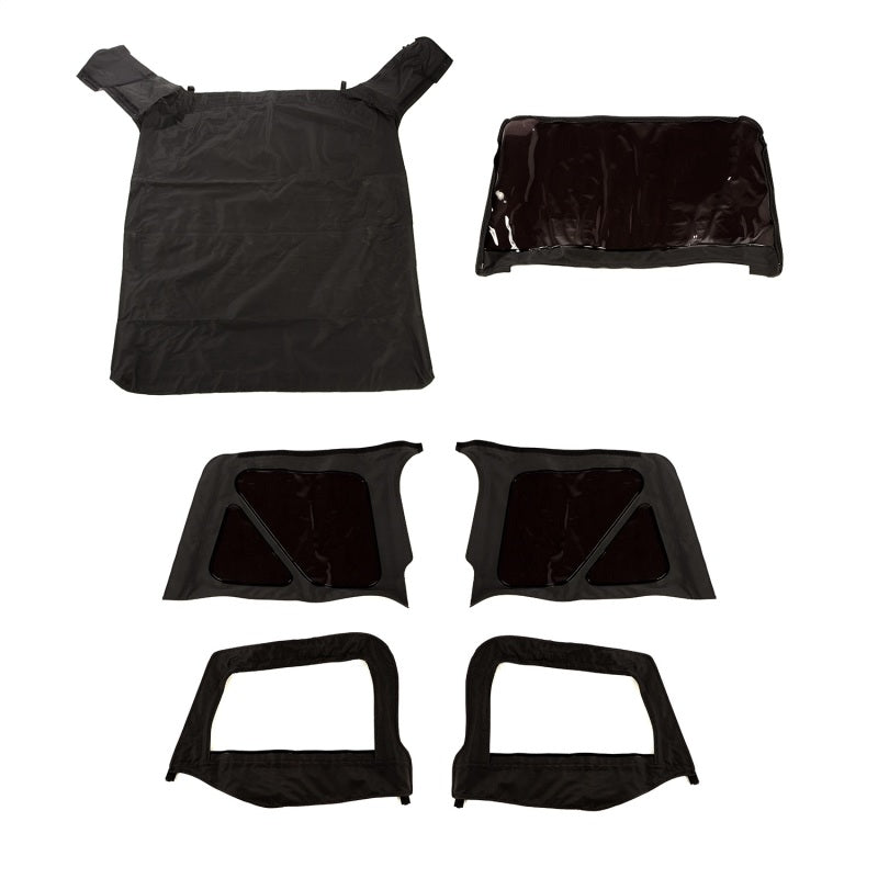 Rugged Ridge Montana Soft Top Door Skins Black Diamond Tinted; 97-06 Wrangler Tj - 13758.35