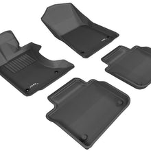 3D MAXpider 2013-2019 Lexus GS/GS Hybrid Kagu 1st & 2nd Row Floormats - Black