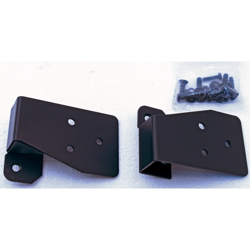 Rugged Ridge Mirror Relocation Bracket Kit Black; 03-06 Jeep Wrangler Tj - 11025.03