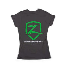 Zone Offroad Charcoal Gray Premium Cotton T-Shirt w/ Zone Offroad Logo - Womens - Large - ZONU9163L