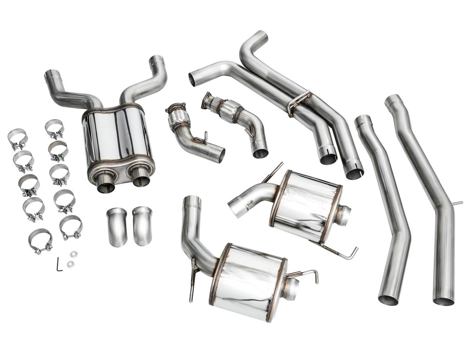 AWE Touring Edition Catback Exhaust - Turn Downs (2019-2023 Audi A6 / A7 3.0T) - 3015-31003