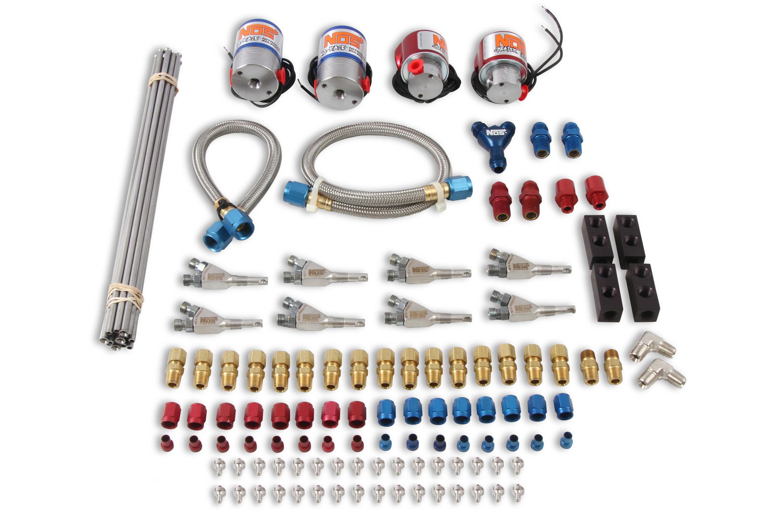 NOS  Custom Nitrous Plumbing Kit Pro Fogger. - 02462-S-JSNOS