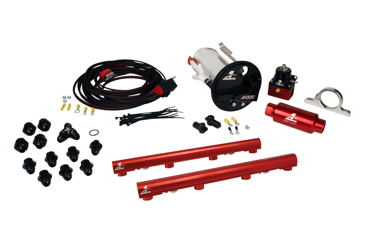 Aeromotive 17310 07-12 Shelby GT500 Stealth A1000 Racing Fuel System with 4.6L 3-V Fuel Rails