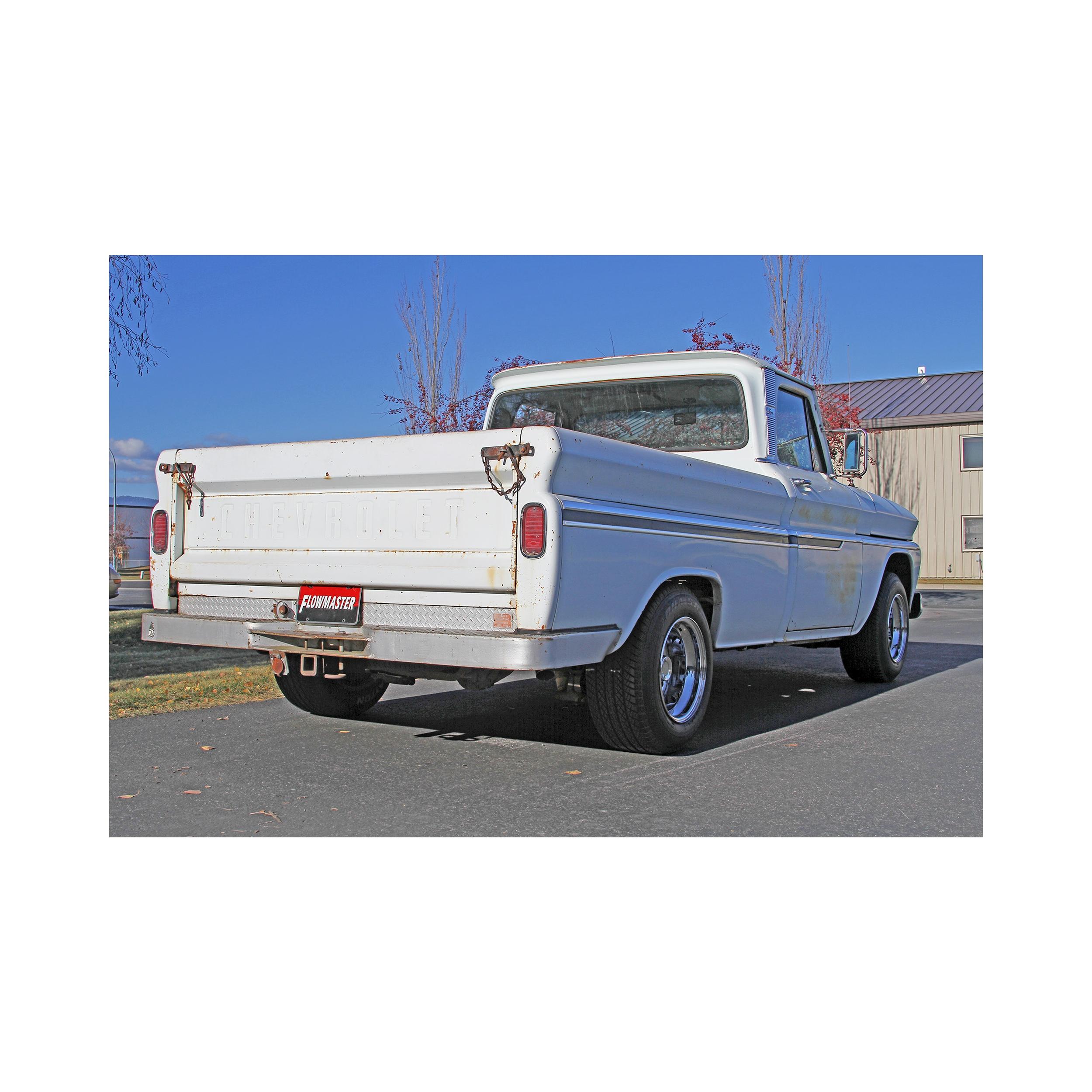 Flowmaster American Thunder Header-Back Exhaust System (1963-1966 C10 Pickup) - 817937