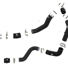 AFE BladeRunner Aluminum Hot and Cold Charge Pipe Kit Black (2020-2021 Silverado 2500 HD, Silverado 3500 HD, Sierra 2500 HD, Sierra 3500 HD) - 46-20444-B
