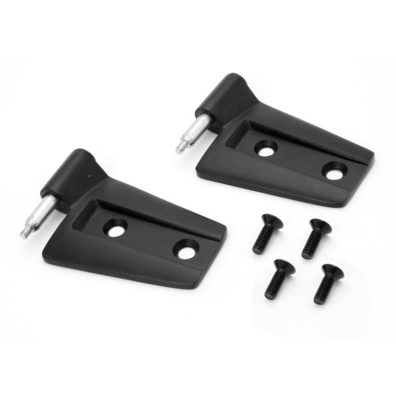 Rugged Ridge Door Hinge Kit Black Left; 07-18 Jeep Wrangler Jk - 11202.23
