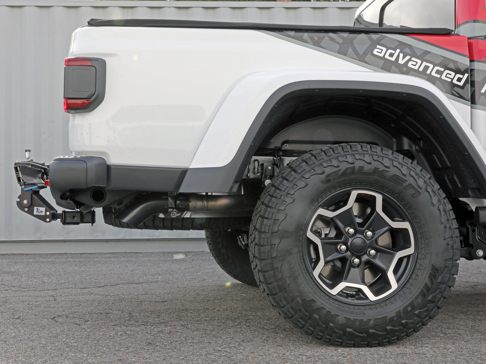 aFe Vulcan Series 3" 304 Stainless Steel DPF Back Hi-Tuck Exhaust System with Black Tip (2021 Gladiator 3.0L) - 49-38094-B