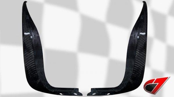 C7 Carbon C6Z-RMFR-CF ZR1 / Z06 / GS Rear Carbon Fiber Mudflaps - Rear Section