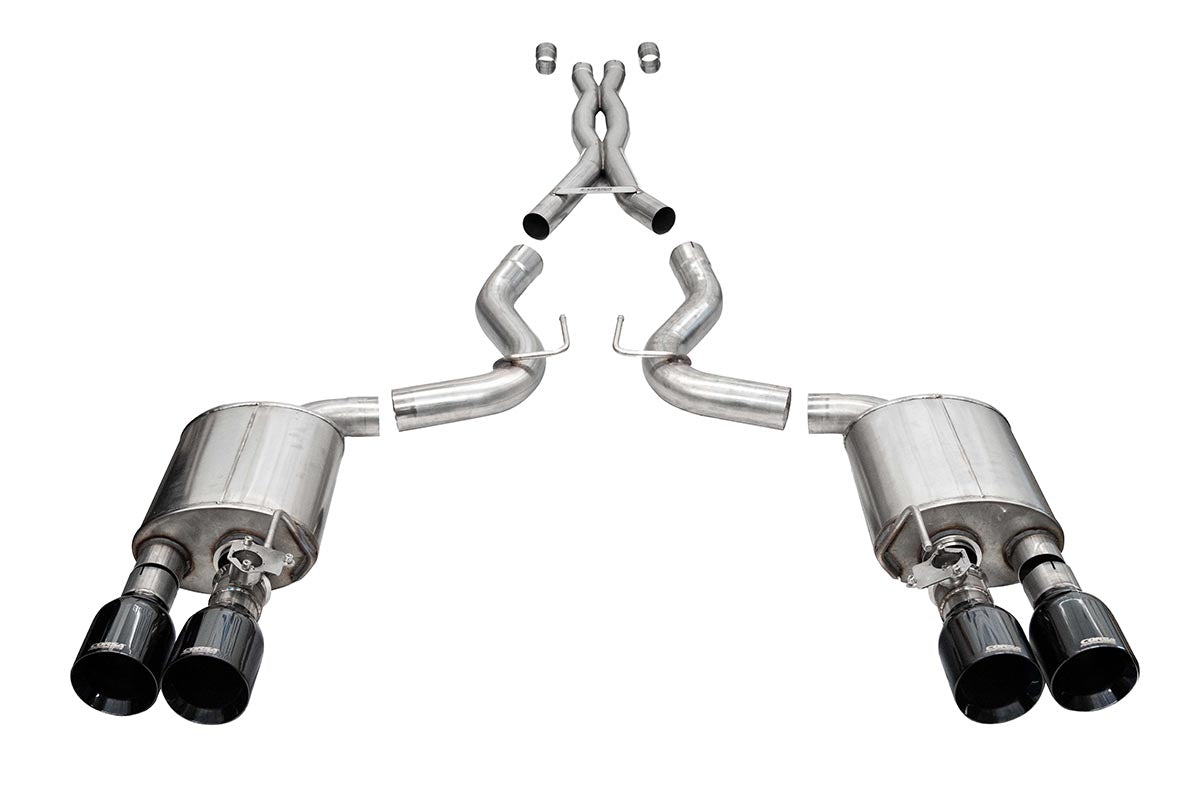 Corsa 21292BLK GT500 Cat-Back - angle 2
