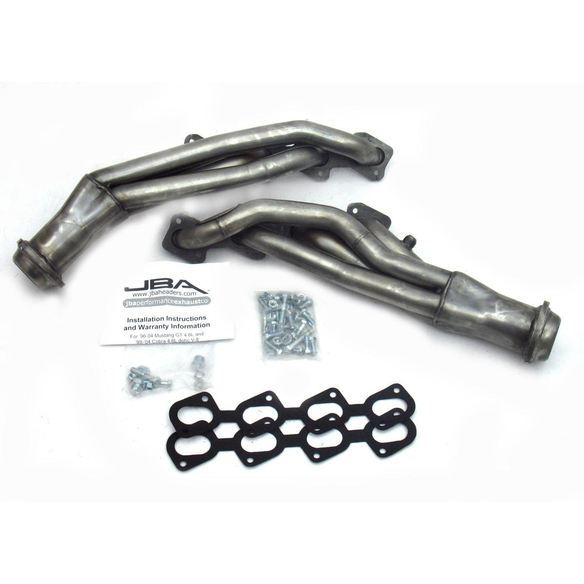JBA 99-04 Cobra / Mach-1 1 5/8" Stainless Steel Mid-length Headers