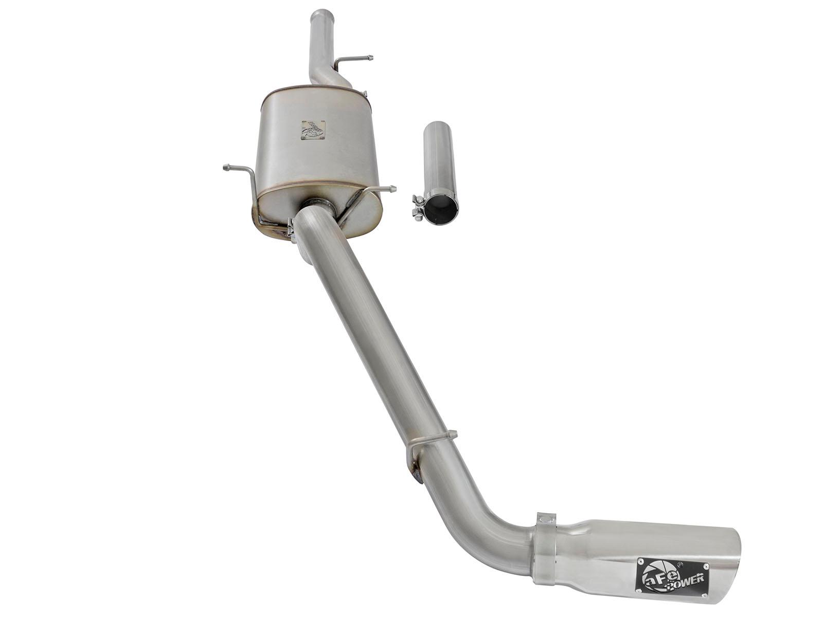 AFE MACH Force-Xp 3 IN 409 Stainless Steel Cat-Back Exhaust System w/Polished Tip - 49-44072-P