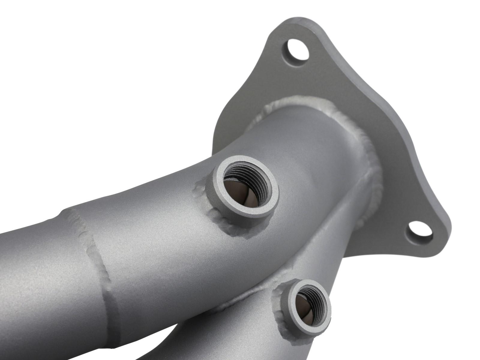AFE Twisted Steel 1-7/8 IN to 2-3/4 IN 304 Stainless Headers w/ Titanium Coat Finish (Chevrolet Corvette (C8) 20-25 V8-6.2L) - 48-34148-T