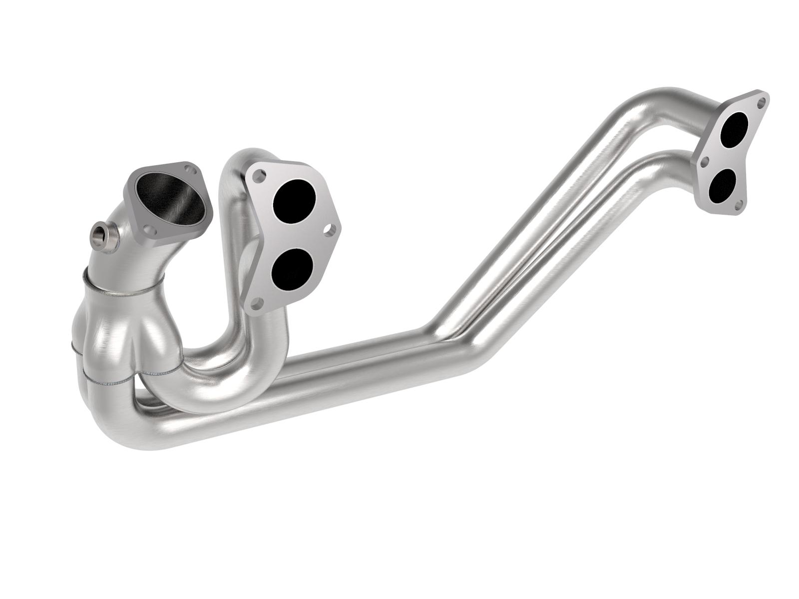 AFE Twisted Steel Long Tube Header 304 Stainless Steel (Subaru Impreza WRX/STi/Legacy 02-21 H4-2.0L (t)/2.5L (t)) - 48-36803