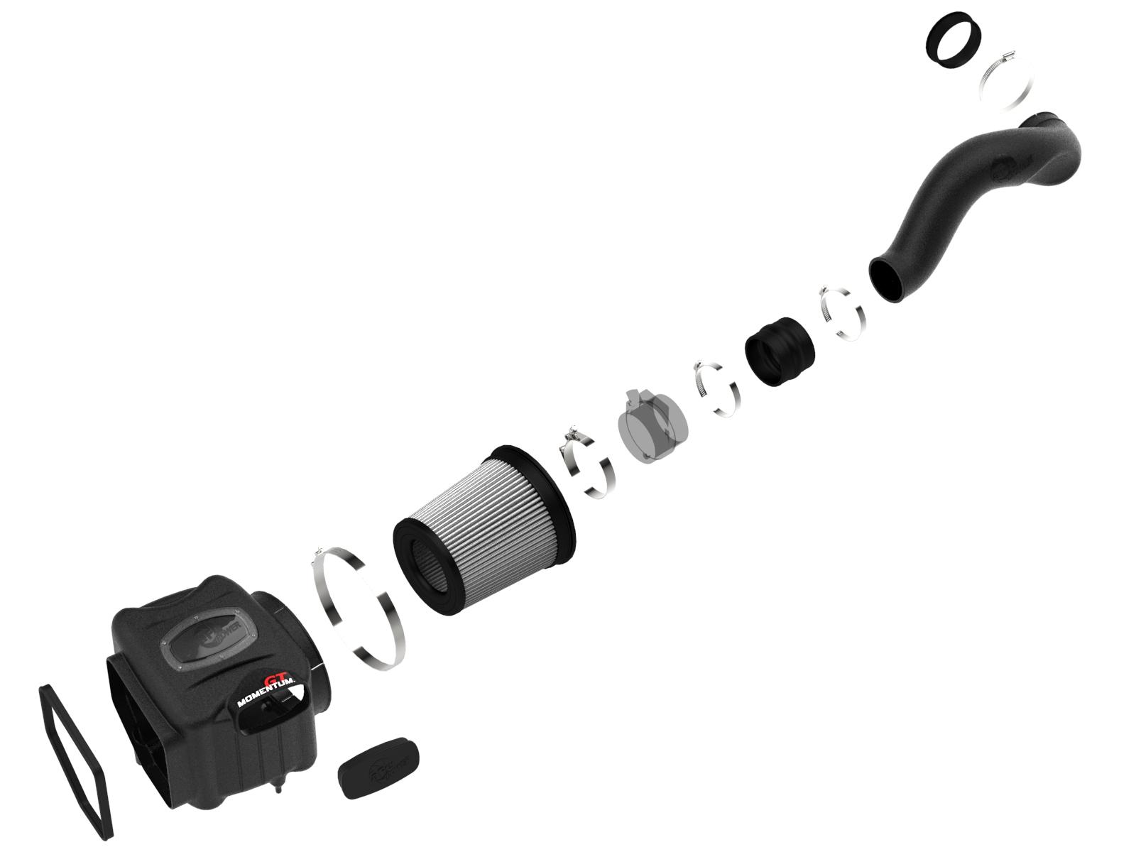 AFE Momentum GT Cold Air Intake System w/ Pro DRY S Media - 51-74101