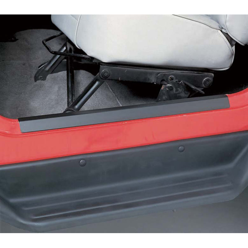 Rugged Ridge Door Entry Guard Kit Black; 97-06 Jeep Wrangler Tj - 11216.01